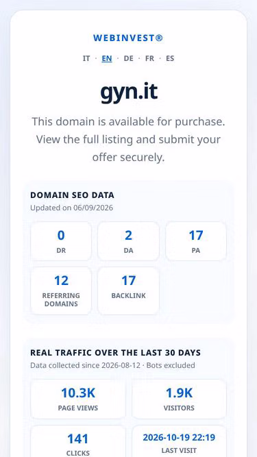 Screenshot of gyn.it