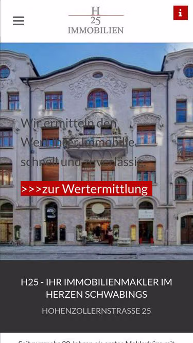 Screenshot of h25.de