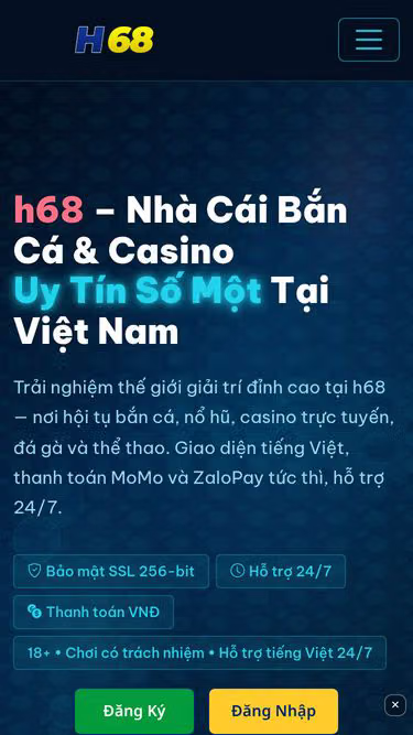 Screenshot of h68.io