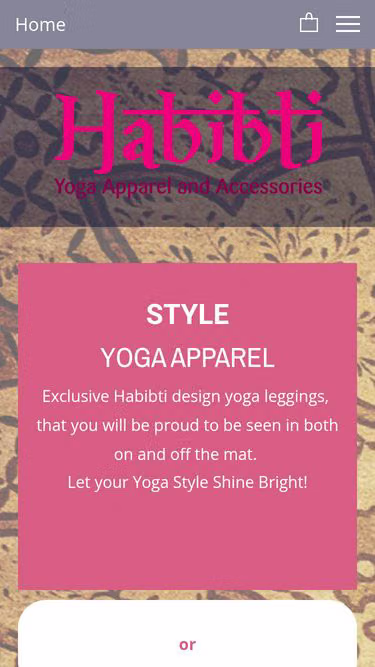 Screenshot of habibti.one