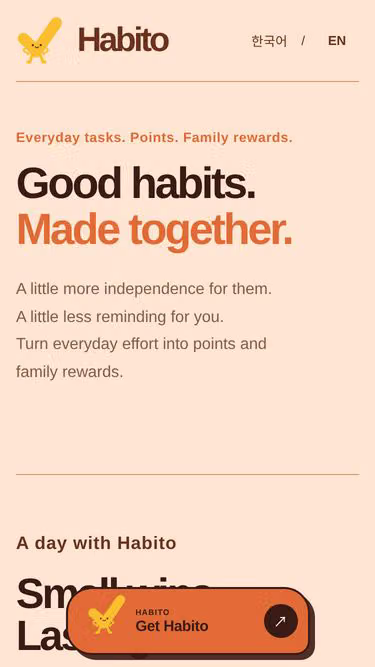 Screenshot of habito.work