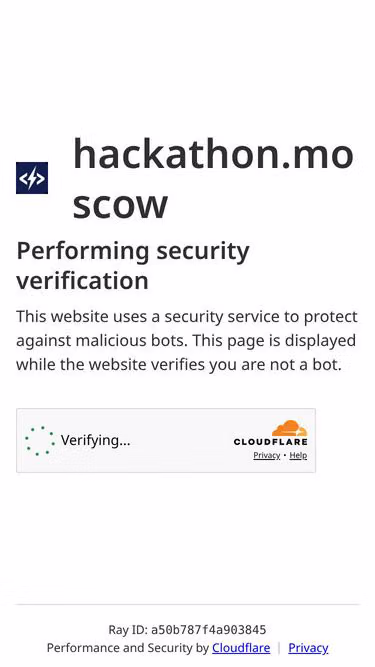 Screenshot of hackathon.moscow