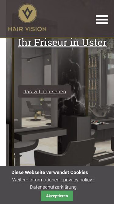 Screenshot of hairfactory.ch