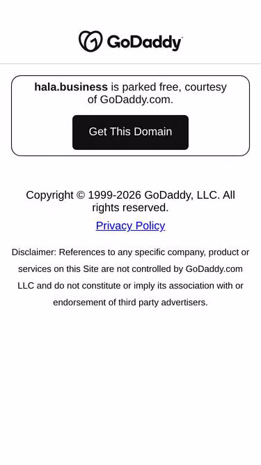 Screenshot of hala.business