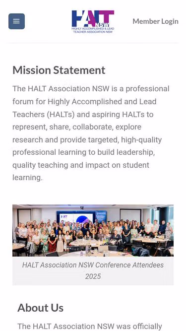 Screenshot of halt.nsw.edu.au