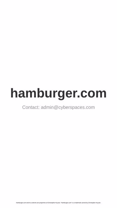 Screenshot of hamburger.com