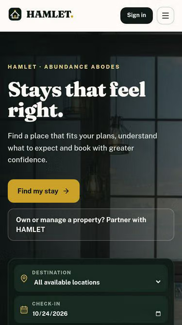 Screenshot of hamlet.rest
