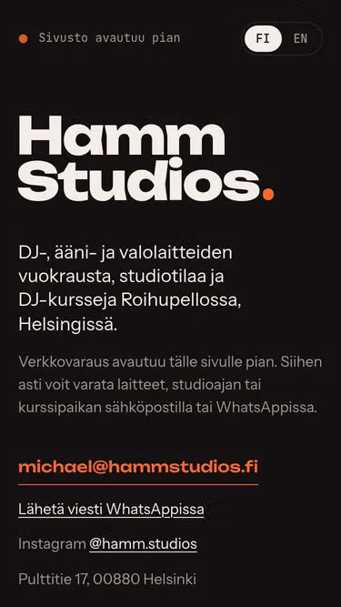 Screenshot of hamm.global