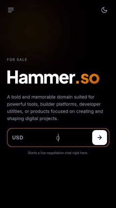Screenshot of hammer.so