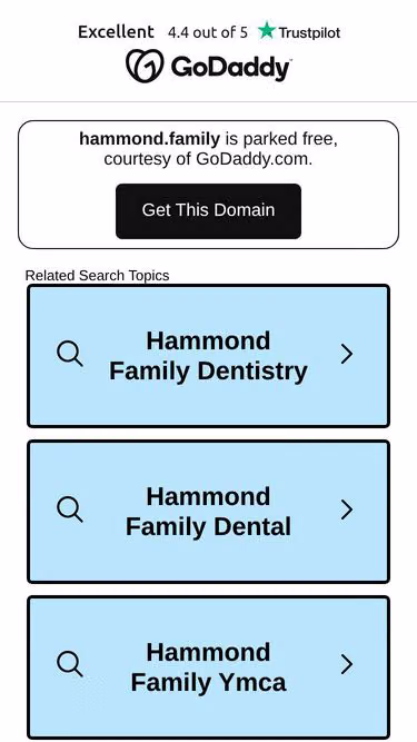 Screenshot of hammond.family