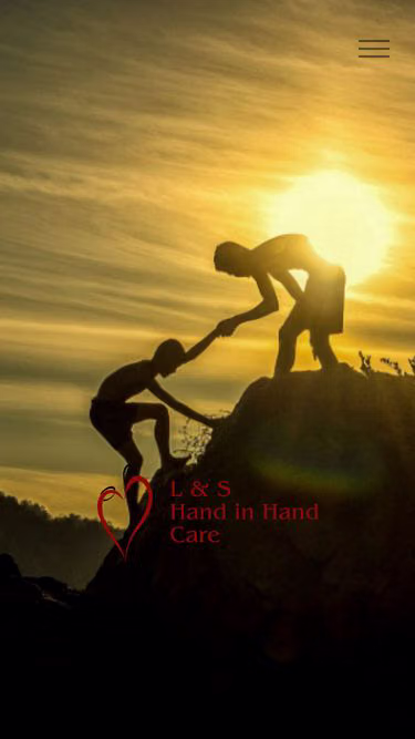 Screenshot of handinhand.care