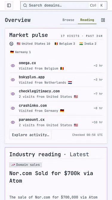 Screenshot of handles.guru
