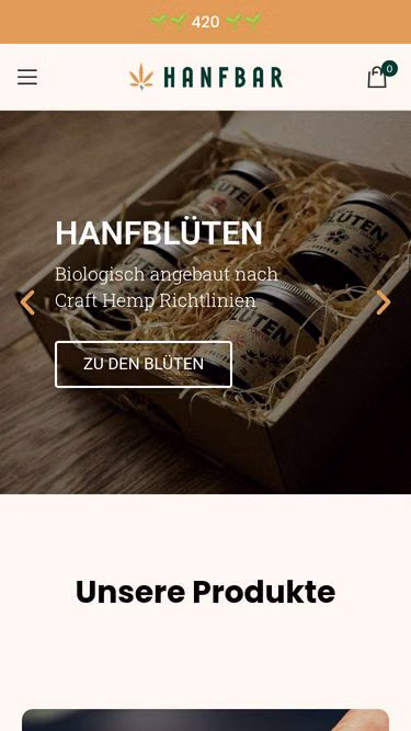 Screenshot of hanf.bar