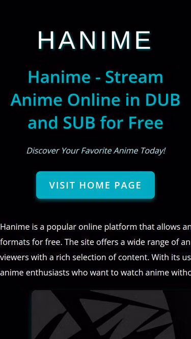 Screenshot of hanime.surf