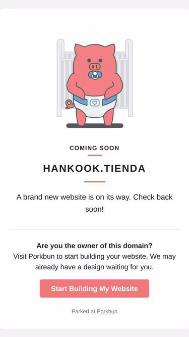 Screenshot of hankook.tienda