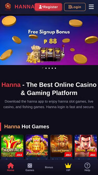 Screenshot of hanna.click