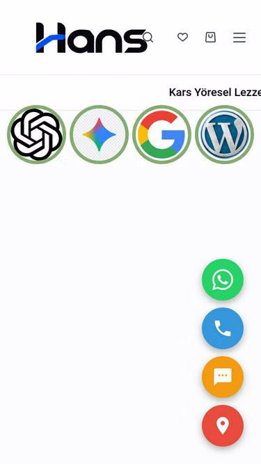 Screenshot of hans.com.tr