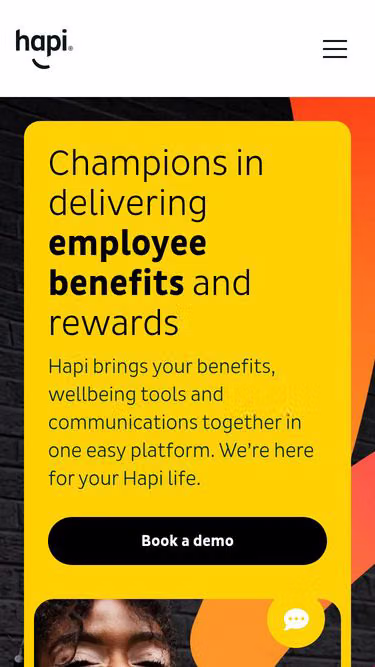 Screenshot of hapi.co.uk