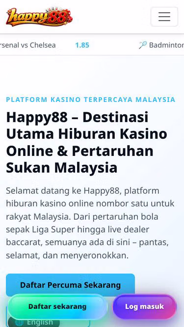 Screenshot of happy88.bet