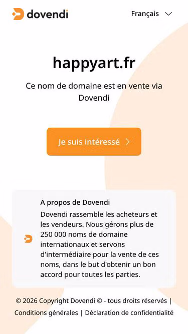 Screenshot of happyart.fr
