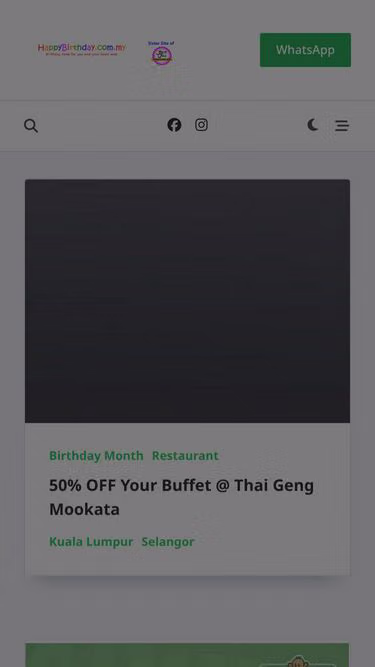 Screenshot of happybirthday.com.my