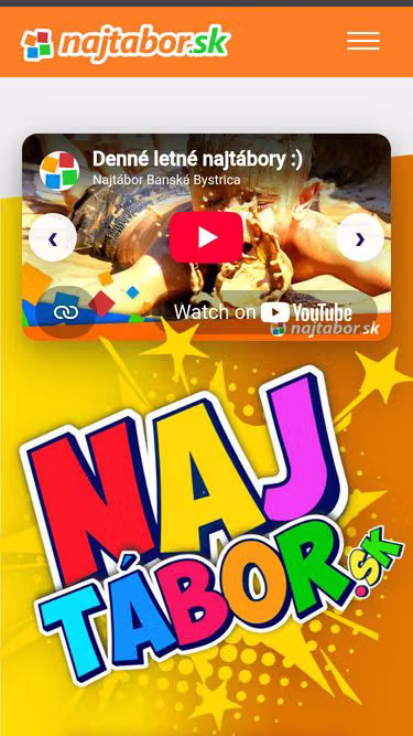 Screenshot of happycamp.sk