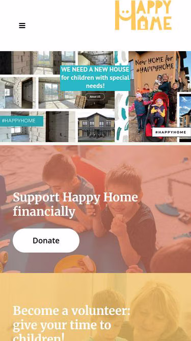 Screenshot of happyhome.org.ua