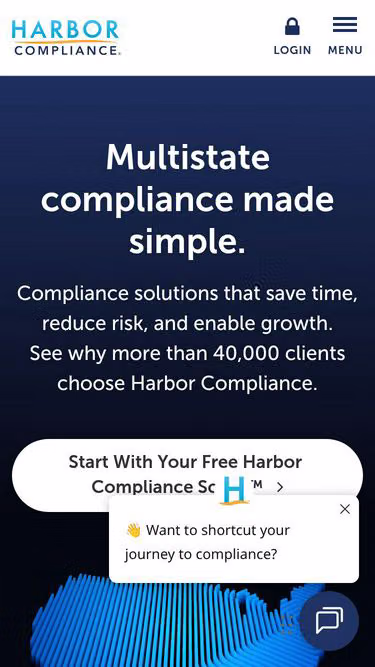 Screenshot of harborcompliance.online