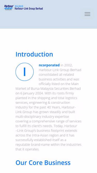Screenshot of harbour.com.my