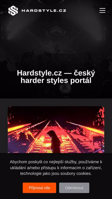 Screenshot of hardstyle.cz