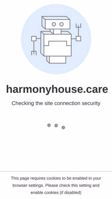 Screenshot of harmonyhouse.care