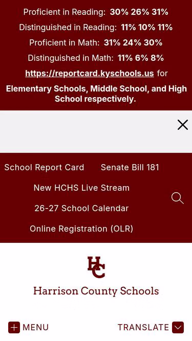 Screenshot of harrison.k12.ky.us