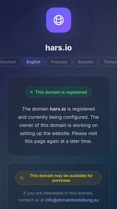 Screenshot of hars.io