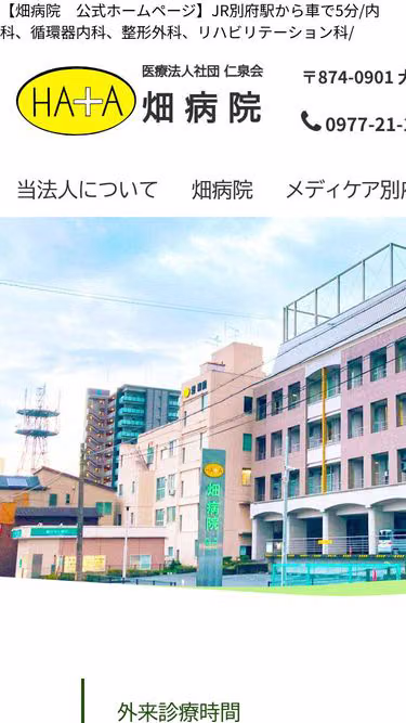 Screenshot of hata.or.jp