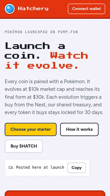 Screenshot of hatchery.lol