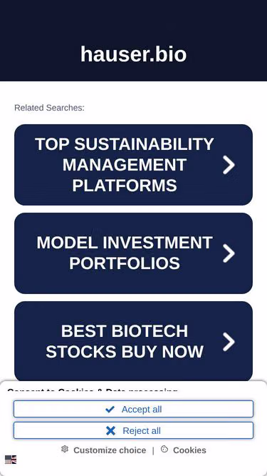 Screenshot of hauser.bio