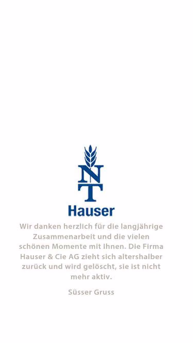 Screenshot of hauser.ch