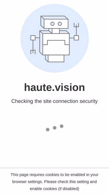 Screenshot of haute.vision
