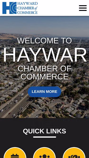 Screenshot of hayward.org
