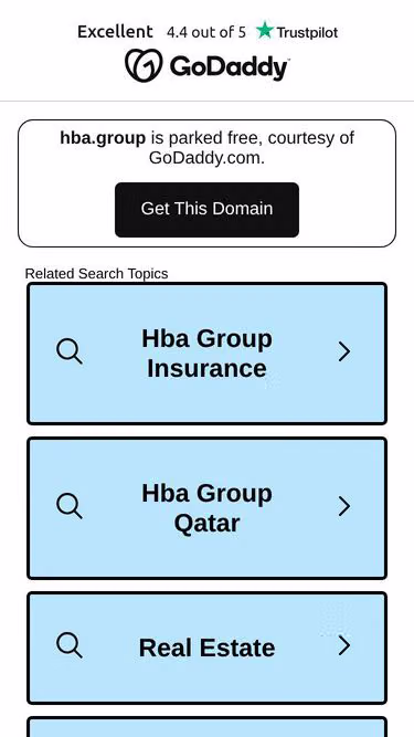 Screenshot of hba.group