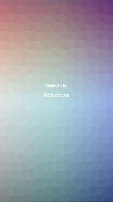 Screenshot of hcb.co.za
