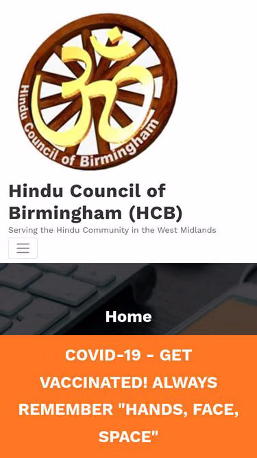 Screenshot of hcb.org.uk