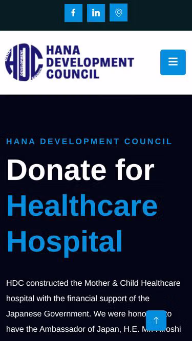 Screenshot of hdc.org.pk