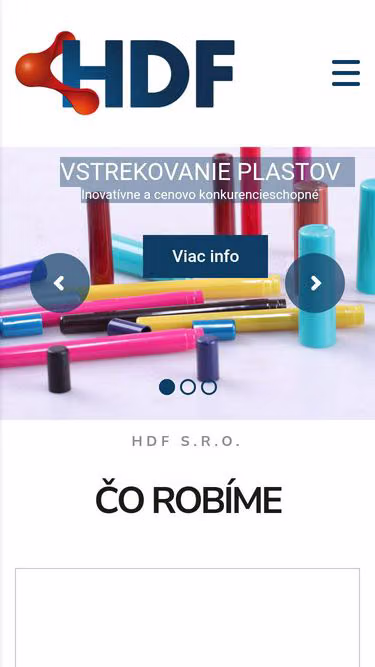 Screenshot of hdf.sk