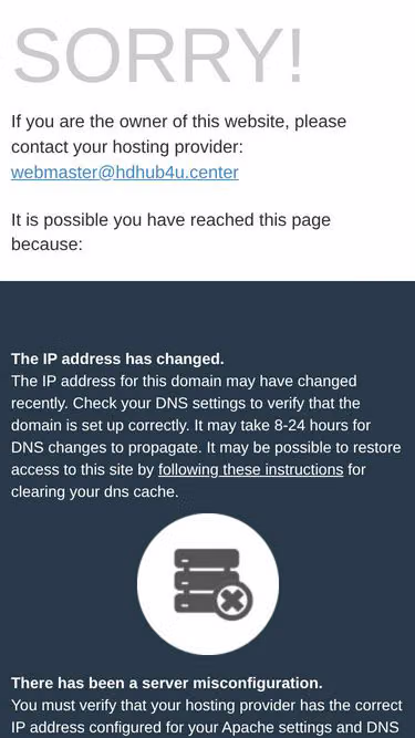 Screenshot of hdhub4u.center