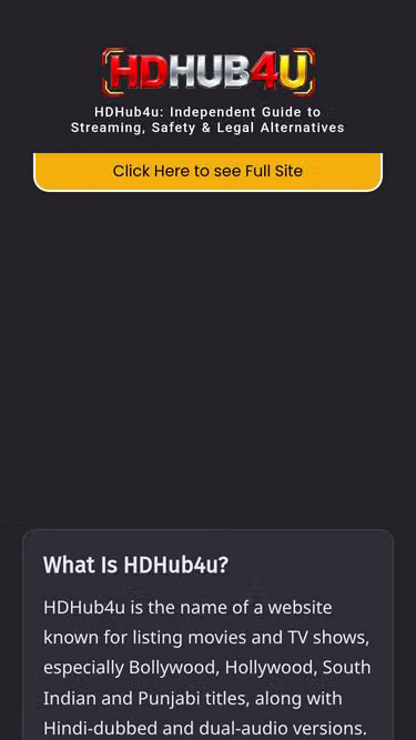 Screenshot of hdhub4u.cloud