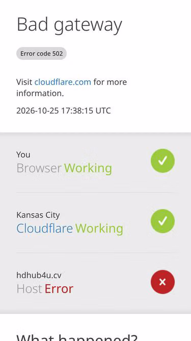 Screenshot of hdhub4u.cv