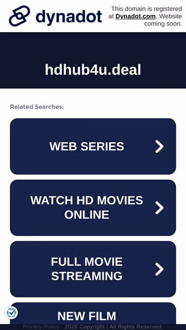 Screenshot of hdhub4u.deal