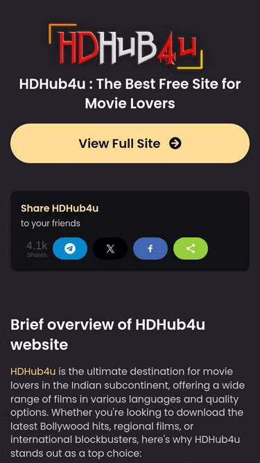 Screenshot of hdhub4u.lc