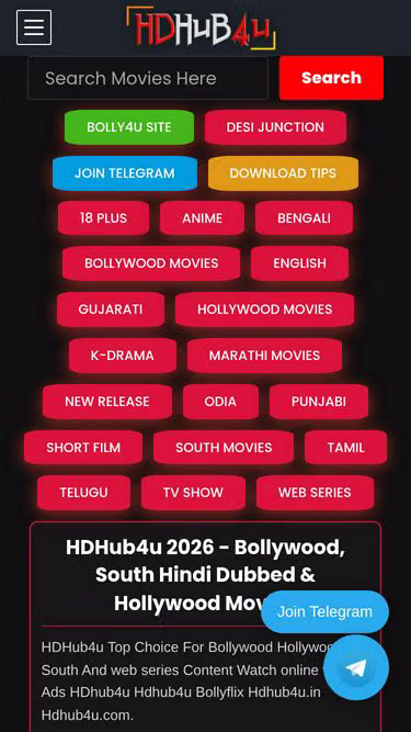 Screenshot of hdhub4u.ml
